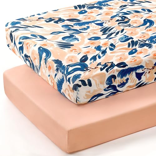 GRSSDER Stretch Ultra Soft Crib Sheets Set 2 Pack 1