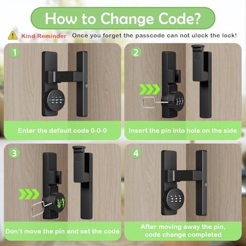 EASY MSR 90 Degree Flip Barn Door Lock Black