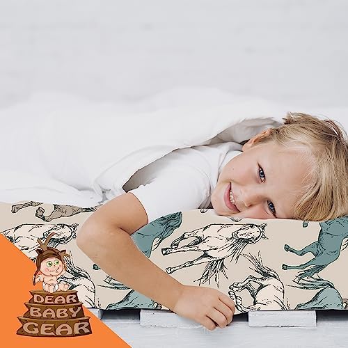 Dear Baby Gear Crib Sheets with Natural Print