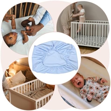 Bassinet Mattress Fitted Sheet with Adorable Cartoon Design