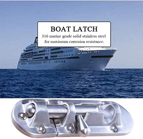 SHAUNI Stainless Steel Slide Bolt Door Lock Hasp