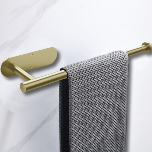 DGYB Gold Self Adhesive Toilet Paper Holder Wall Mount 2 Pcs