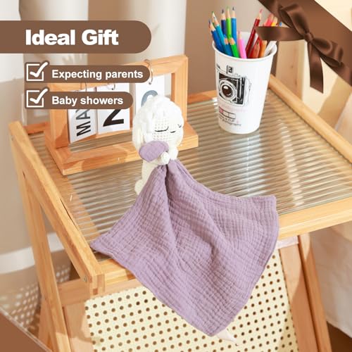 BBYP Lamb Animal Security Blanket Baby Rattle