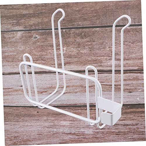 HOMSFOU 2-Roll Toilet Paper Holder for Door Cabinet