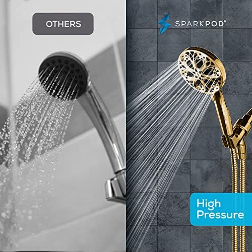 SparkPod 10-Mode Handheld Shower Head with Hose