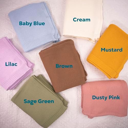 NAZENTI Personalized Baby Blanket with Name