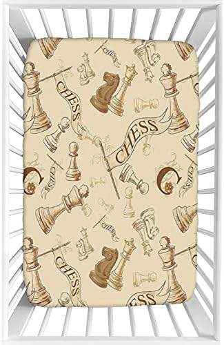 XISUNYA Decorative Crib Sheet Set Beige Microfiber 1