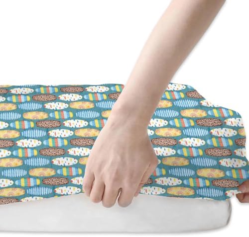 Colorful Hawaiian Surfboard Crib Sheets 2 Pack