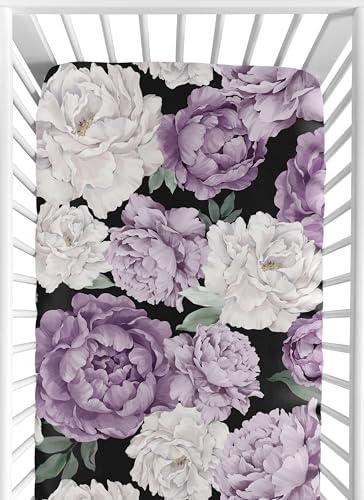 Sweet Jojo Designs Fitted Crib Sheet - Shabby Chic Boho Floral