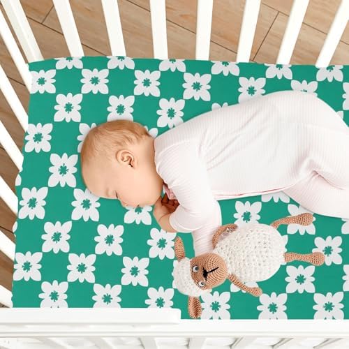 MNSRUU Crib Sheets for Boys Girls 52x28x9in