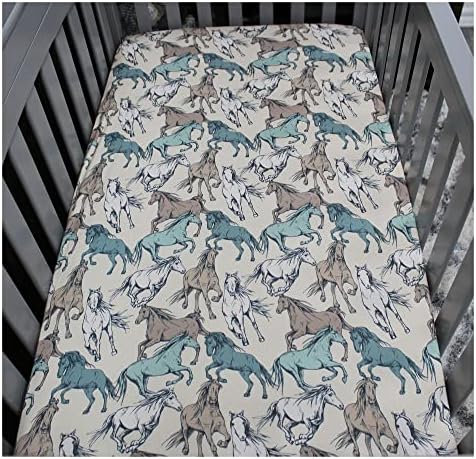 Dear Baby Gear Crib Sheets with Natural Print