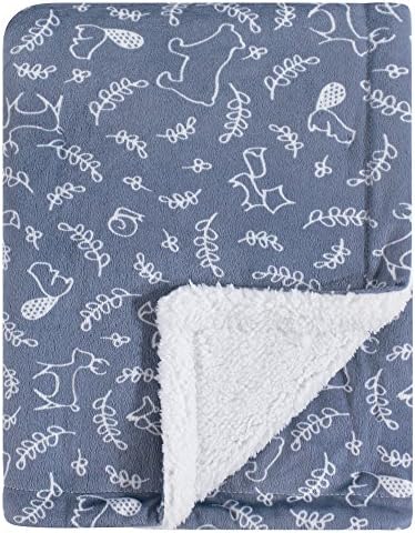 Yoga Sprout Mink Blanket with Sherpa Backing